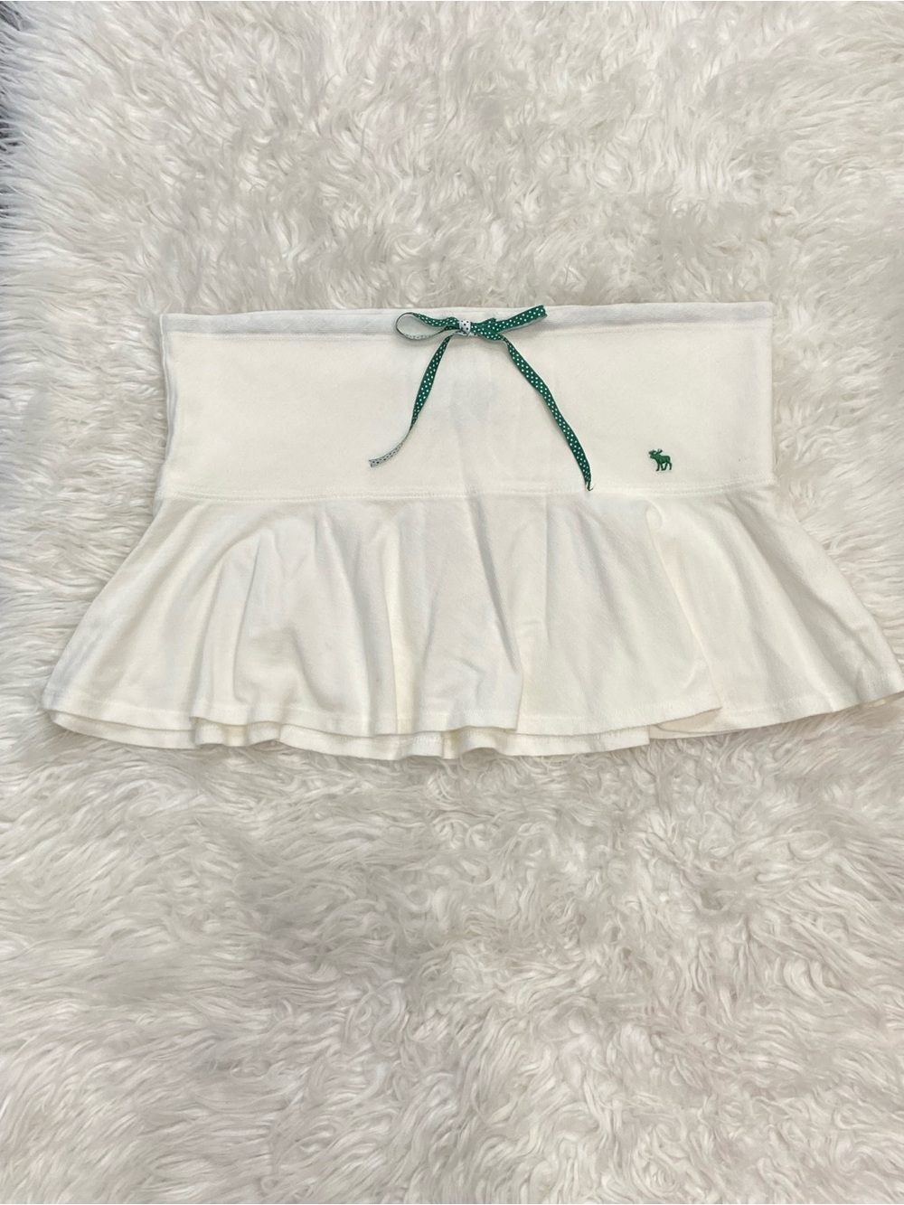 Abercrombie & Fitch Y2K ruffled mini skirt